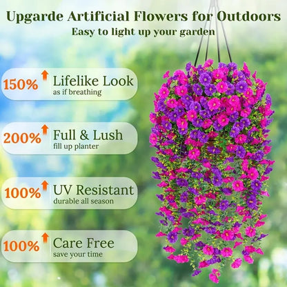 💖Mother's Day Hot Sale 49% OFF -🌺UV Resistant Hanging Artificial Morning Glory Vine