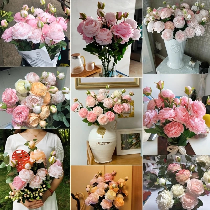 💖Hot Sale 62% OFF- Artificial Peonies Flowers for Home Decor💐