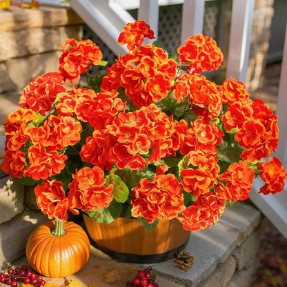 🔥Last Day 49% OFF🌼Artificial Geranium Flowers - UV resistant, Waterproof, Windproof