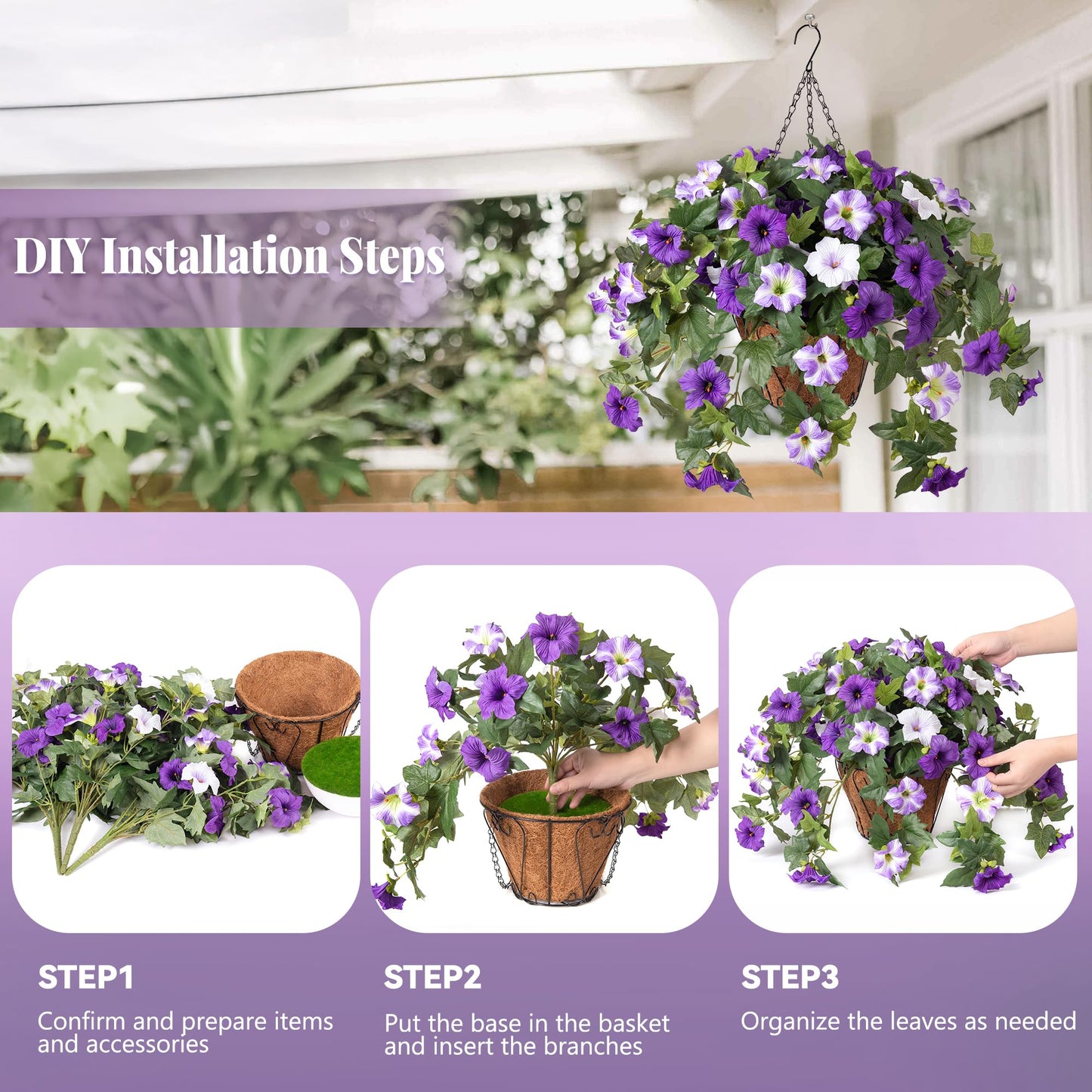 Hot Sale✨UV Simulation Artificial Petunias💐