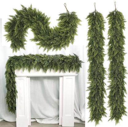 🏆2025 Super Value Set💥 Artificial Realistic Touch Cedar Garlands