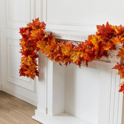 🔥Hot Sale 60% OFF - Artificial Maple Leaf Autumn Garland🍁