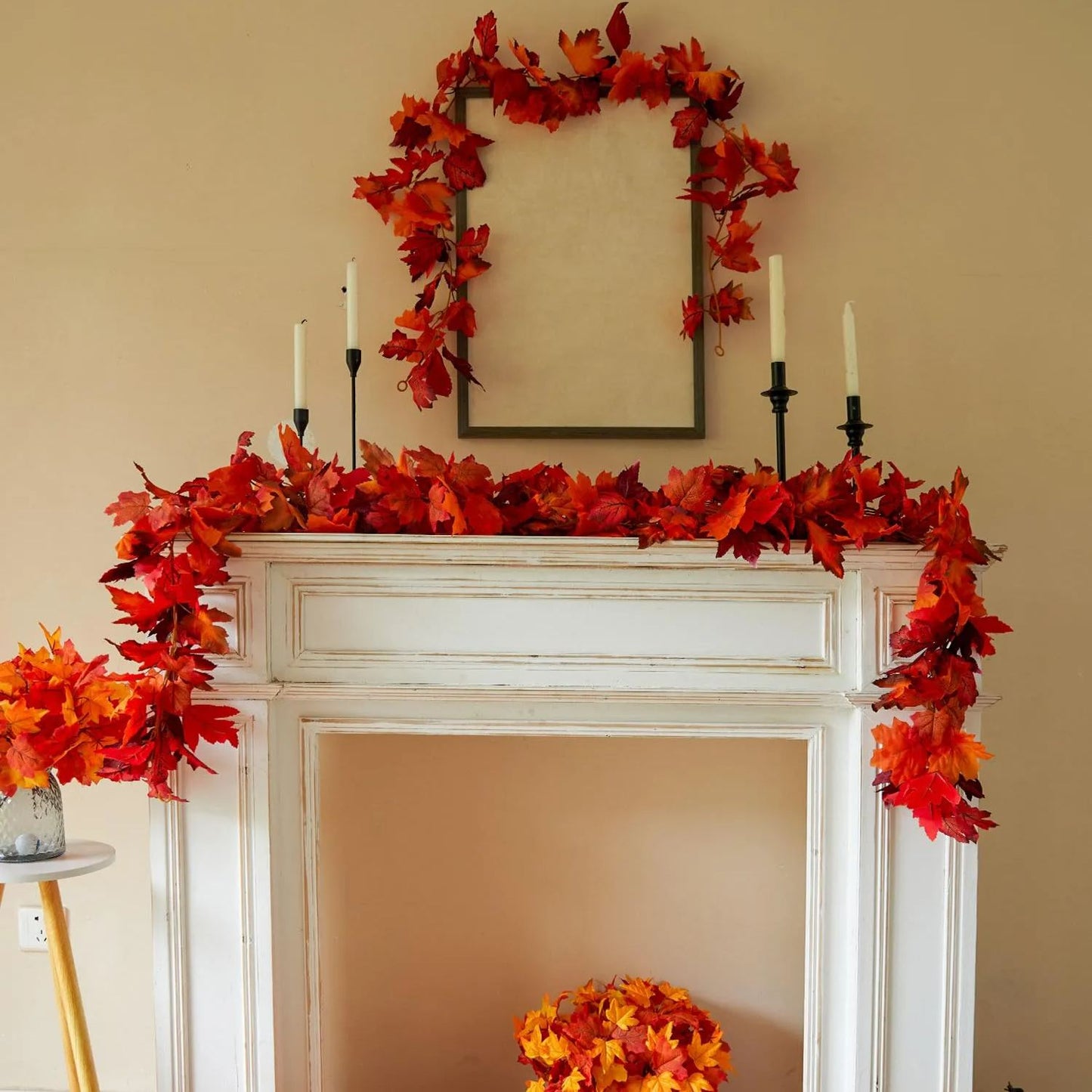 🔥Hot Sale 60% OFF - Artificial Maple Leaf Autumn Garland🍁